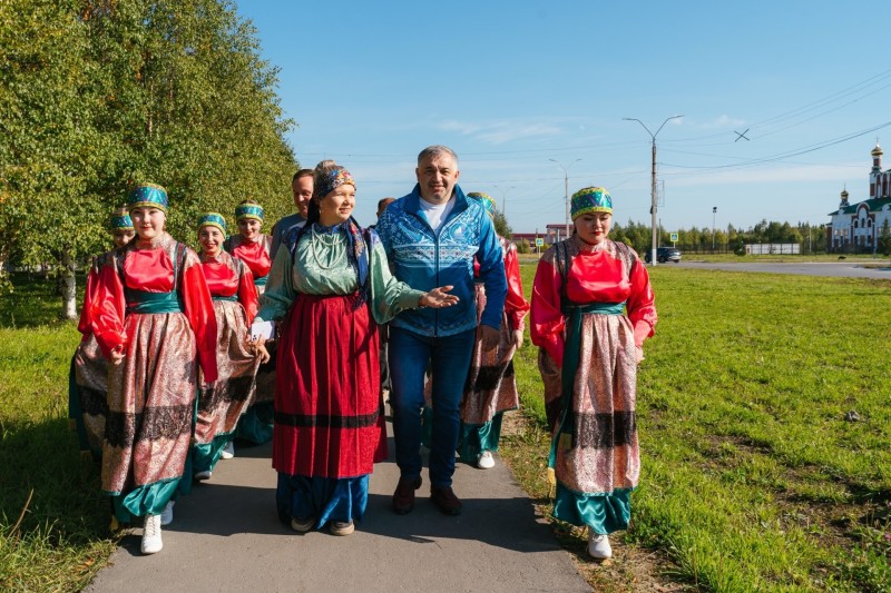 "Белая линия" Усинска: в День города в нефтяной столице республики открыли первый туристический маршрут

