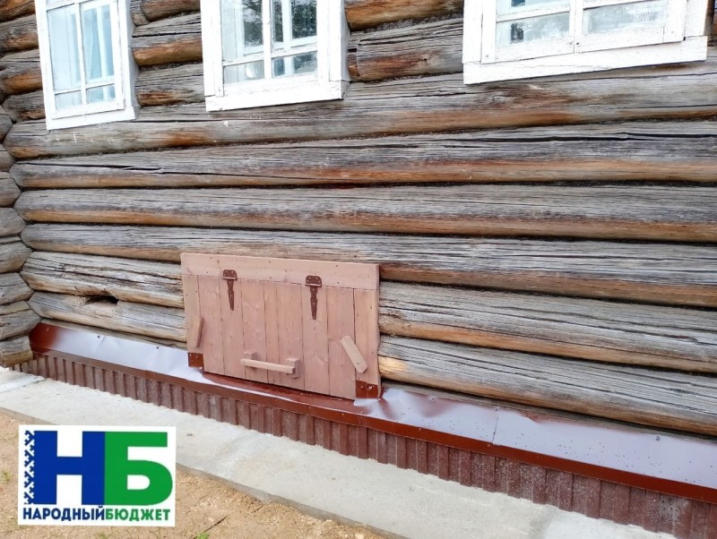 Народный бюджет: в селе Туръя завершён ремонт фундамента в здании музея