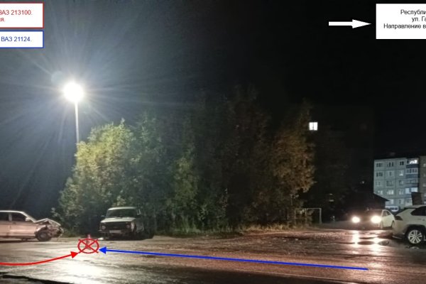 В Вуктыле два ВАЗа не поделили улицу Газовиков 