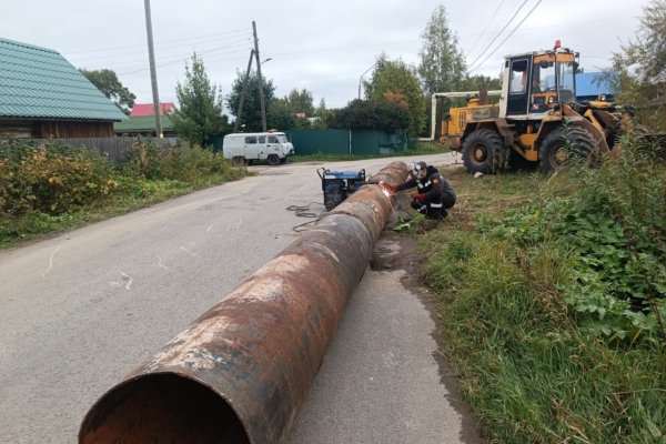 В сыктывкарском Лесозаводе восстановили систему водоотведения