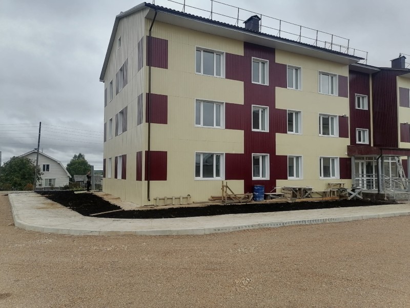 В Усть-Куломе построен новый многоквартирный дом по программе переселения