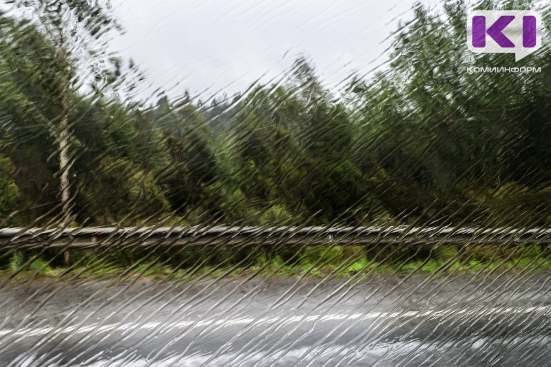 В двух районах Коми ожидается сильный дождь