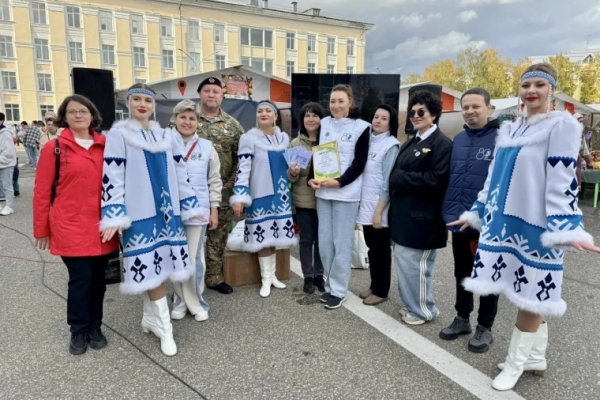 Воркута показала заполярную зелень и булочки на ярмарке 