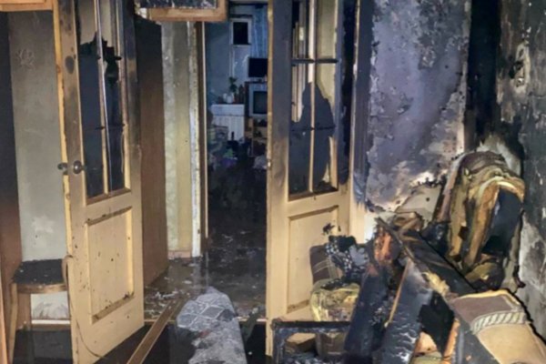 На пожаре в Усогорске погиб мужчина 
