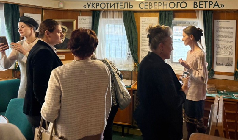 На ледоколе "Красин" разместились экспонаты из Воркутинского музейно-выставочного центра