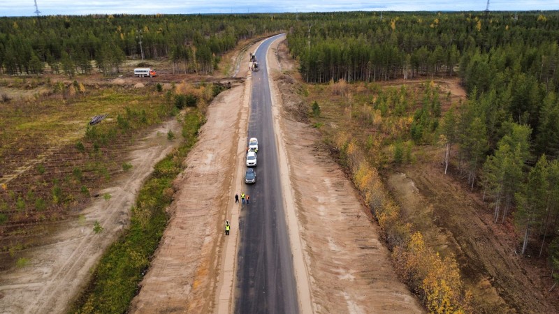 В Коми продолжается ремонт дороги Кожва - Чикшино


