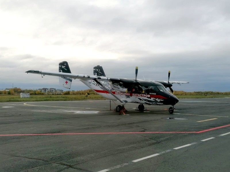 Из Рязани в Коми прилетел колоритный борт санавиации 