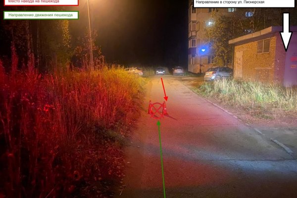 Под Сосногорском сбили пешехода