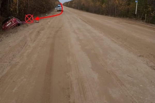 В Удорском районе нетрезвая женщина на Chevrolet улетела в кювет