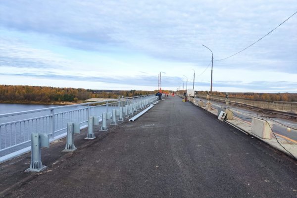 Подрядчик продемонстрировал значительный прогресс - Минстрой Коми о ремонте моста через Вычегду