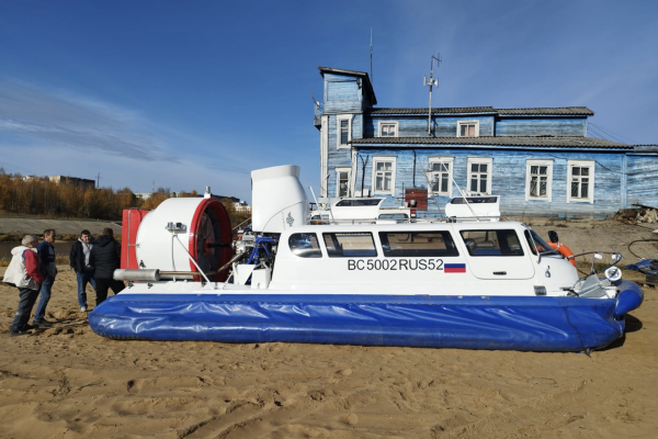 Администрация Сыктывкара закупила новое судно на воздушной подушке 