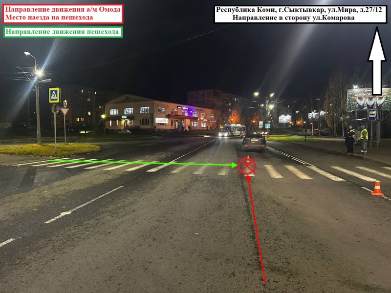 Появились подробности ДТП в Эжве с участием 12-летнего ребенка