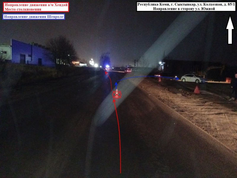 В Сыктывкаре в 3 часа ночи дорогу не поделили два корейца 