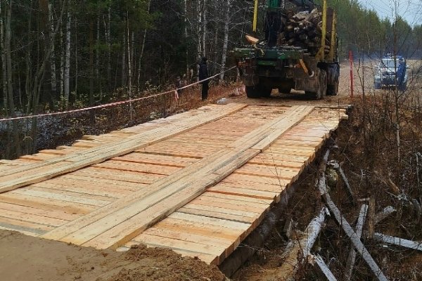 Восстановлен мост, соединяющий п. Седкыркещ с населенными пунктами Озел и Сейты