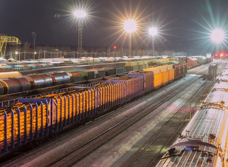 Погрузка на железной дороге в Республике Коми выросла почти на 30% в октябре
