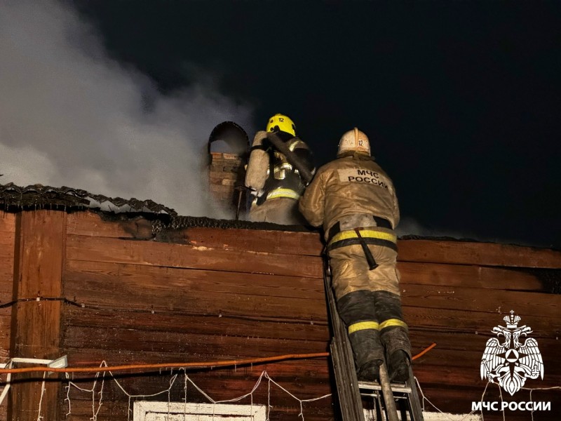В Выльгорте сгорел частный дом 