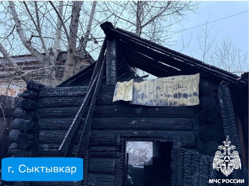 В Сыктывкаре на пожаре погибли мужчина и женщина