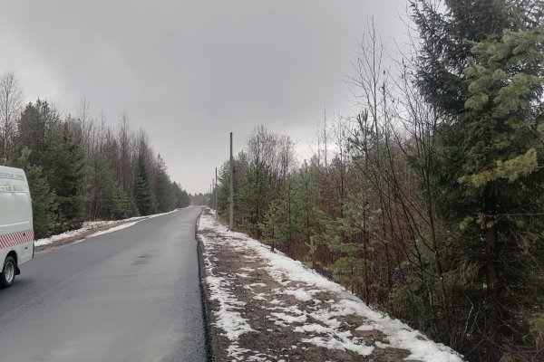 Дорога к селу Ёртом станет светлее: в Удорском районе монтируют 2 километра нового освещения