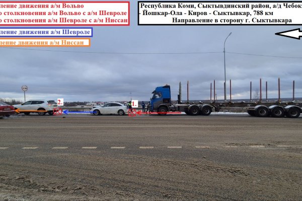 В Сыктывдинском районе водитель большегруза Volvo устроил тройное ДТП