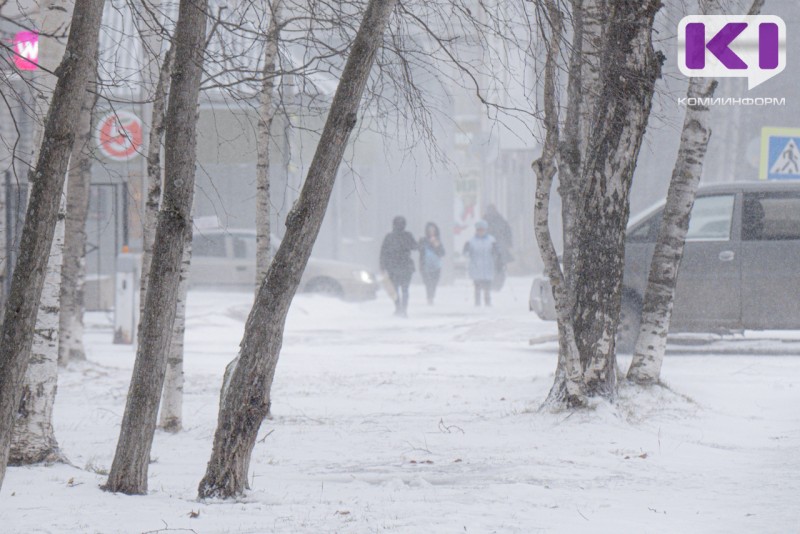 Погода в Коми 22 ноября: умеренный снег, -3...-5°С