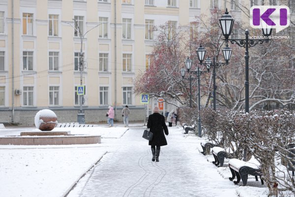 Погода в Коми 28 ноября: гололедица, -3...-8°С