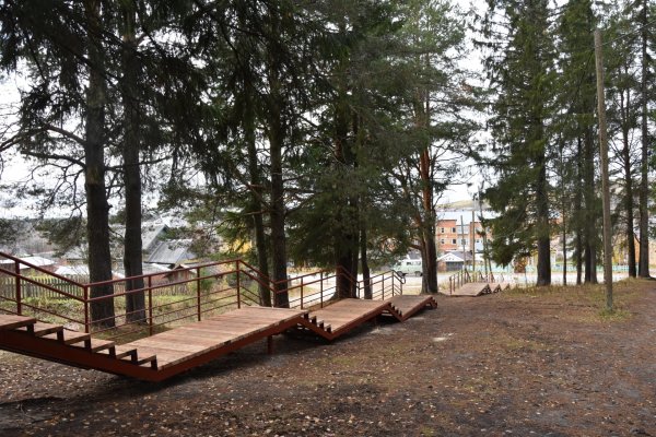 В Койгородке завершился первый этап работ по благоустройству парковой зоны по ул. Новая возле Центра культуры