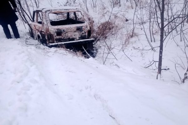 В Инте в сгоревшем авто обнаружено тело человека 