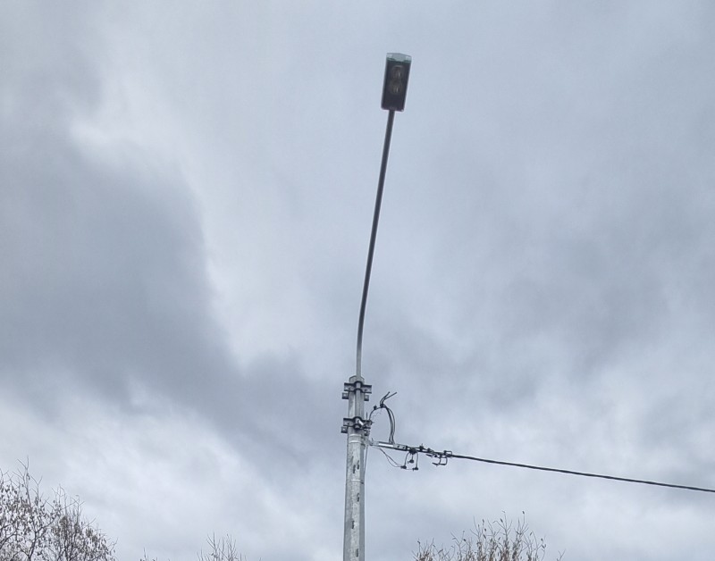 На трассе Вознесенская - Палауз в Сысольском районе появилось новое освещение