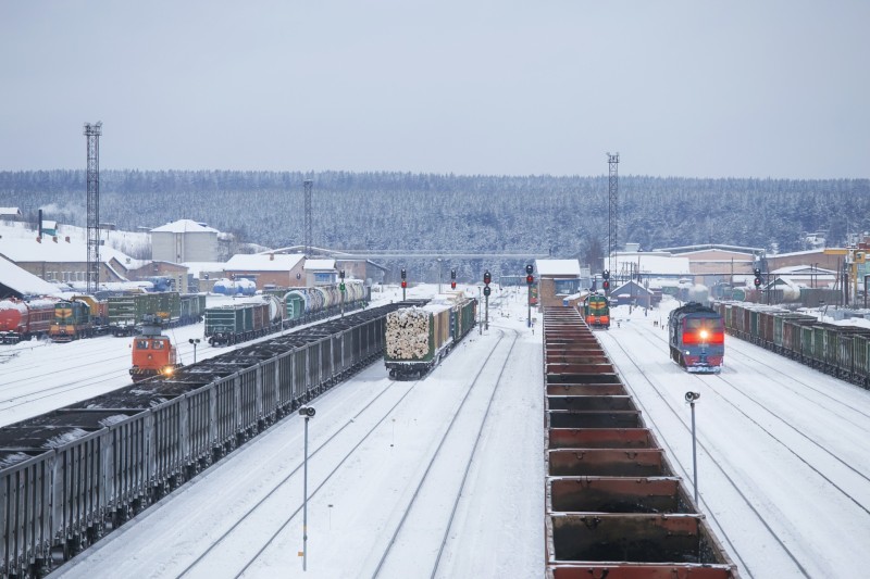 Погрузка на железной дороге в Республике Коми выросла на 12% в ноябре