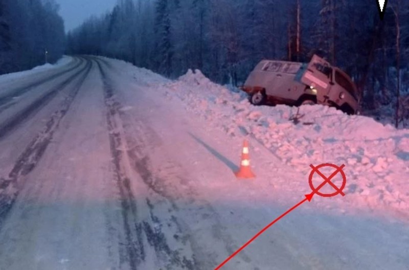 Под Сосногорском опрокинулся УАЗ, два пассажира получили травмы