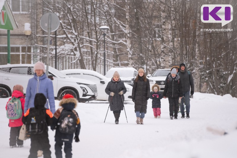Погода в Коми 17 декабря: -17...-22°С, днем на крайнем юге -12...-17°С