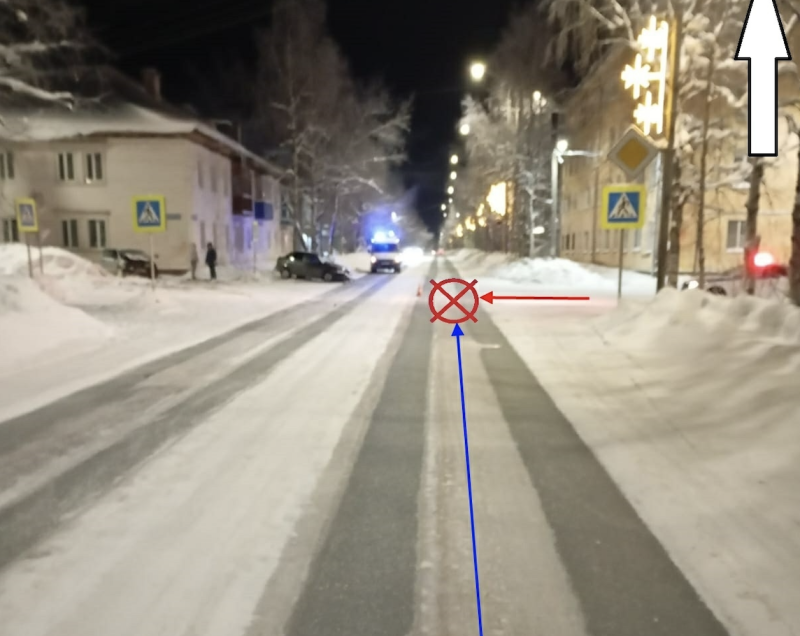 В Печоре "Лада" и Volkswagen столкнулись на перекрестке