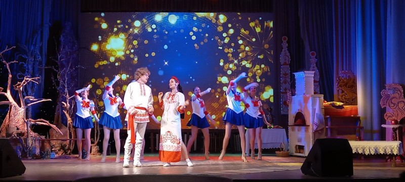 В сосногорском поселке Нижний Одес встретили Новый год по-русски