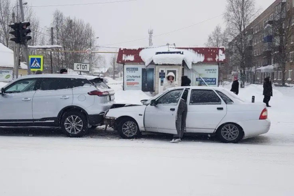 В Сосногорске начинающий водитель на 