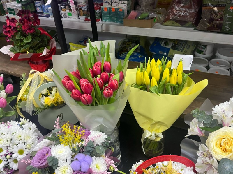 Розы из Эквадора и гвоздики из Китая: какими букетами будут радовать сыктывкарок на 8 Марта