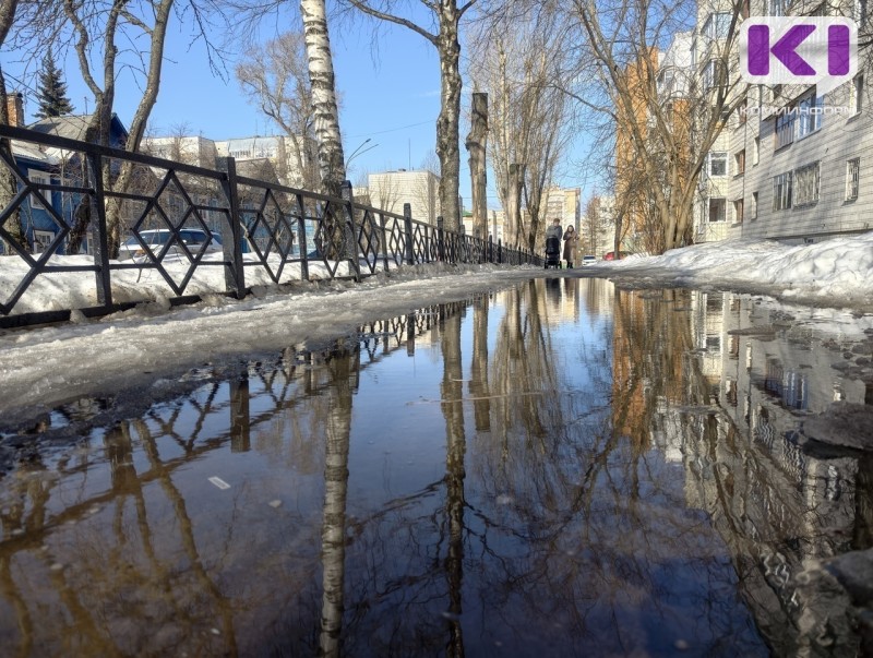 Погода в Коми 21 марта: мокрый снег, дождь, +2...+4°С