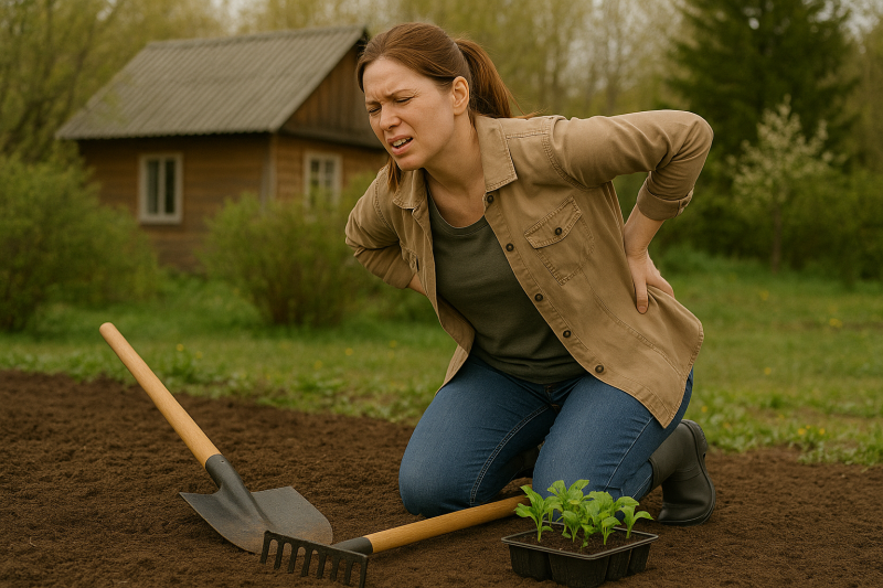 Как работать на грядках, чтобы не сорвать спину в первый же день – полезные советы