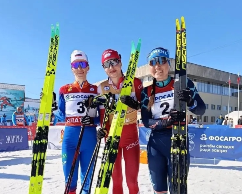  Ольга Царева стала третьей на чемпионате России в масс-старте на 50 км