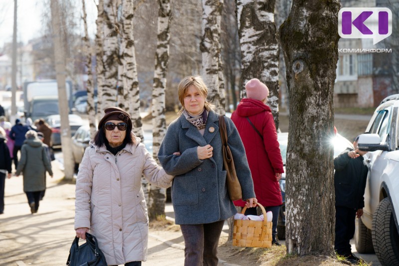 Погода в Коми 13 апреля: на юге +17°С, на севере мокрый снег с дождем