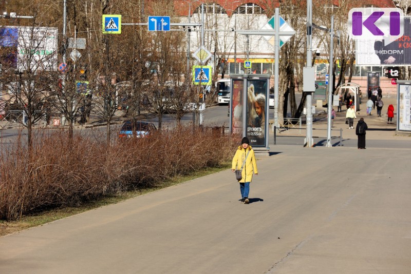 Погода в Коми 23 апреля: +4...+9°С, на крайнем юге до +13°С