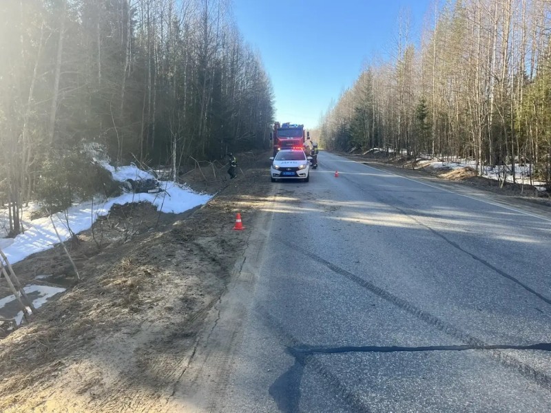 В Усть-Вымском районе нетрезвый водитель "десятки" опрокинулся в кювете