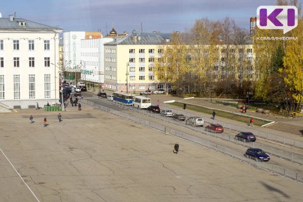 В Сыктывкаре на Стефановской площади организуют двустороннее движение транспорта