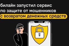 Билайн запустил сервис по защите от мошенников с возвратом денежных средств