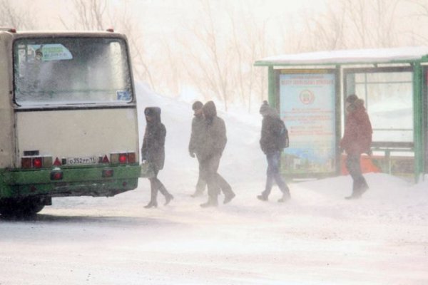 Перед новогодними праздниками Воркуту накрыла метель