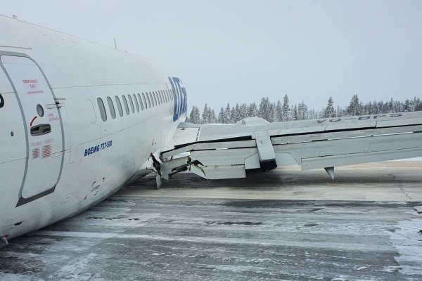 Жесткая посадка самолета в Усинске произошла из-за резкой смены ветра - UTair