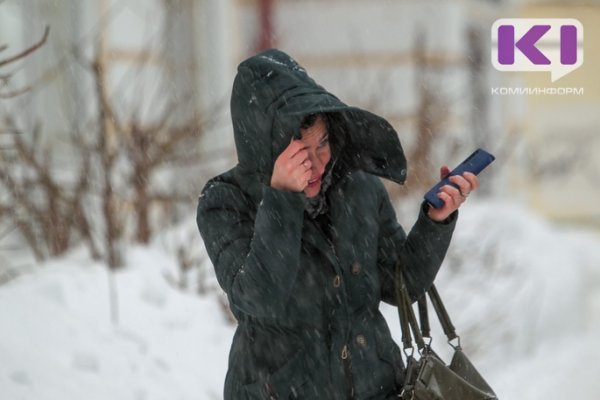 В северо-восточных районах Коми объявлено штормовое предупреждение