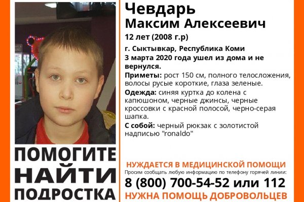 В Сыктывкаре пропал ребенок