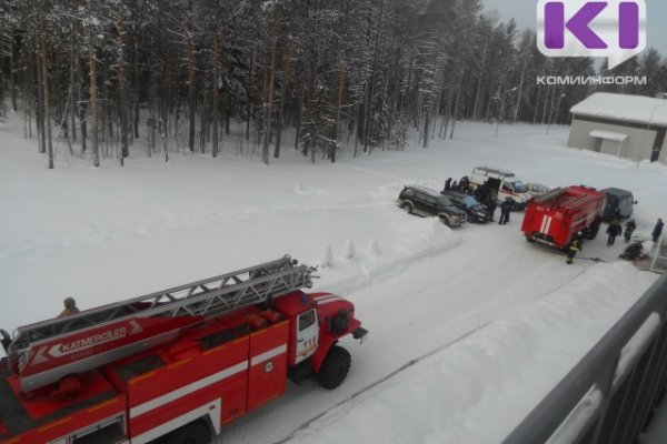 На пожаре в Корткеросском районе спасли человека