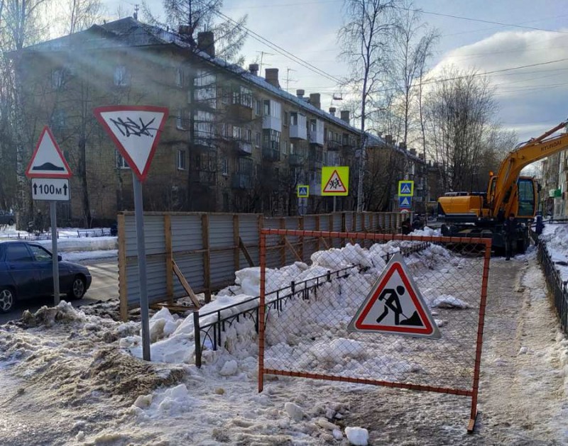 В Ухте стартовала реконструкция магистральной тепловой сети по ул. Оплеснина