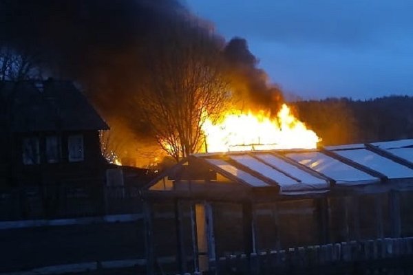 В Выльгорте на пожаре погиб человек